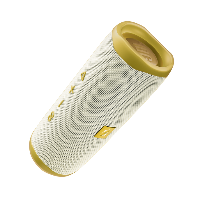 JBL Flip 5 Tomorrowland Edition - Gold/White - Portable Waterproof Speaker - Front image number null
