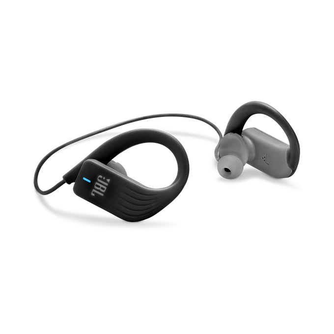 JBL Endurance SPRINT - Black - Waterproof Wireless In-Ear Sport Headphones - Detailshot 1 image number null