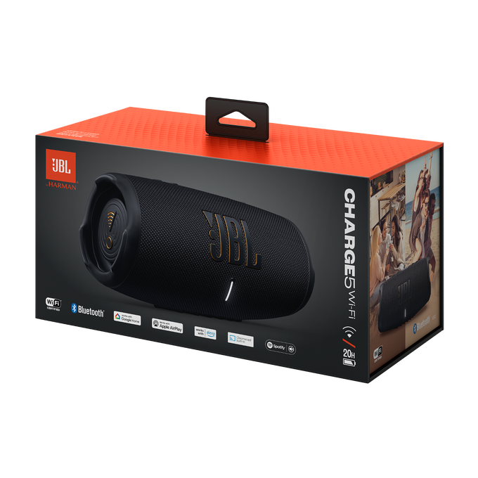 JBL Charge 5 & Clip 5 セット JBL Charge 5 Wi-Fi | Draagbare wifi- en Bluetooth-luidspreker