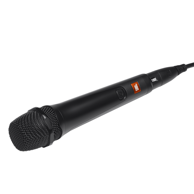 JBL PBM100 Wired Microphone - Black - Wired Dynamic Vocal Mic with Cable - Right image number null