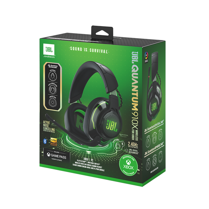 JBL Quantum 910X Wireless for XBOX | Draadloze over-ear console