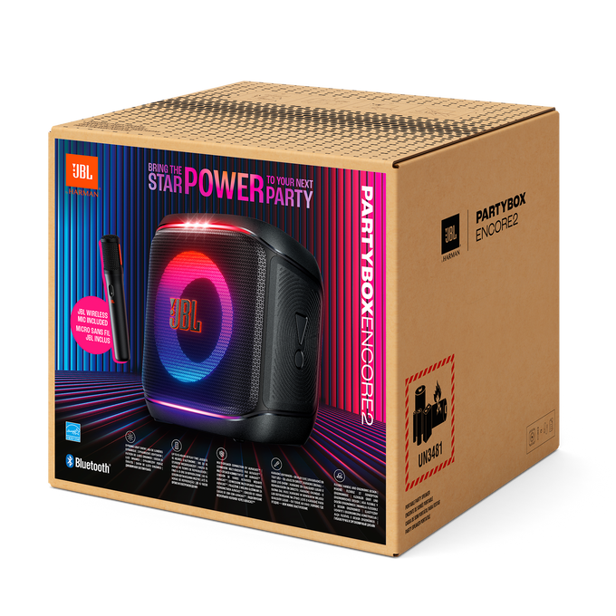 JBL PartyBox Encore 2 | Draagbare partyluidspreker met 1 microfoon