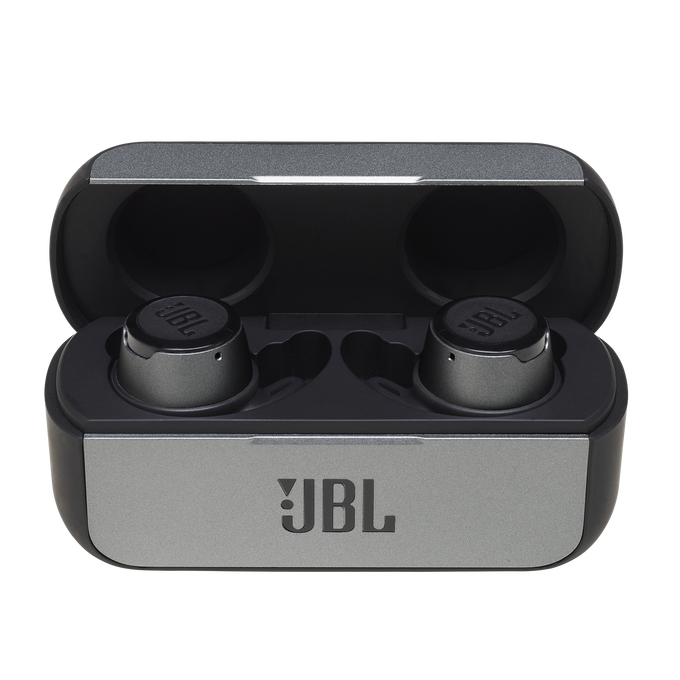 JBL Reflect Flow - Black - Waterproof true wireless sport earbuds - Hero image number null