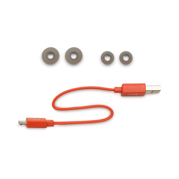 JBL Endurance RUNBT - Black - Sweatproof Wireless In-Ear Sport Headphones - Detailshot 4 image number null