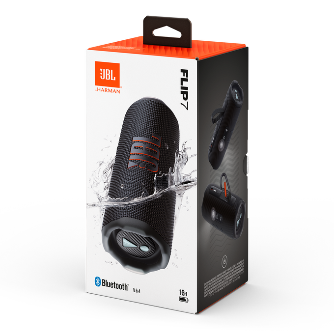 JBL Flip 6 draagbare Bluetooth luidspreker met oplaadbare batterij, water; en stofdicht, compatibel met PartyBoost, tot 12 uur speeltijd ; Blauwgroen