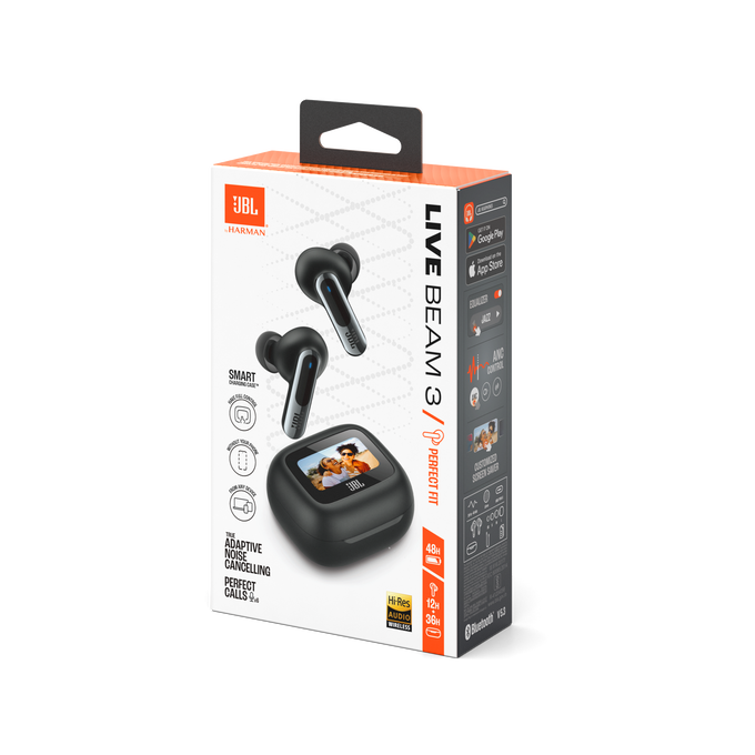 JBL LIVE BEAM 3 イヤフォン JBL Live Beam 3 | Volledig draadloze oordopjes met closed-stick