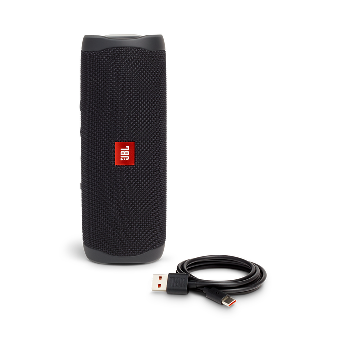 JBL Flip 5 - Black Matte - Portable Waterproof Speaker - Detailshot 1 image number null