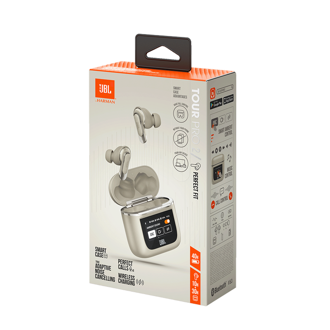 JBL Tour Pro 2 | Volledig draadloze oordopjes met noise cancelling