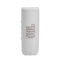 JBL Flip 6 - White - Portable Waterproof Speaker - Hero