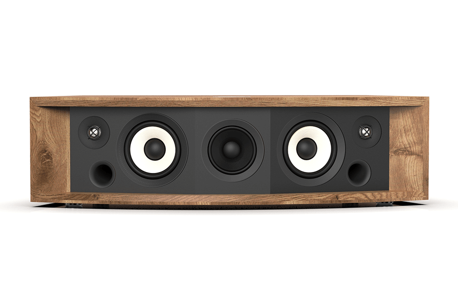 JBL L75ms Music System Ontwerp met 5 drivers: dubbele 5,25-inch woofers, dubbele 1-inch aluminium tweeters en een centrale 4-inch driver voor het middenbereik - Image