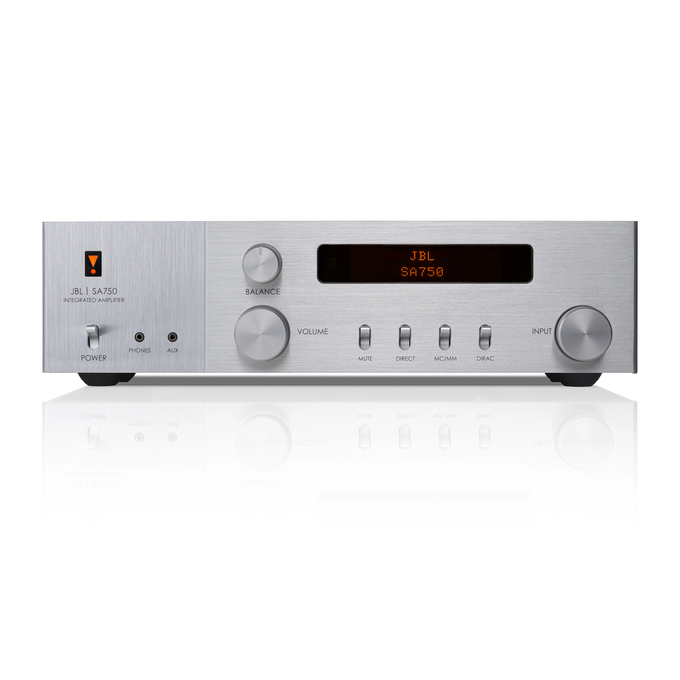 JBL SA750 - Teak - Streaming Integrated Stereo Amplifier - Front image number null