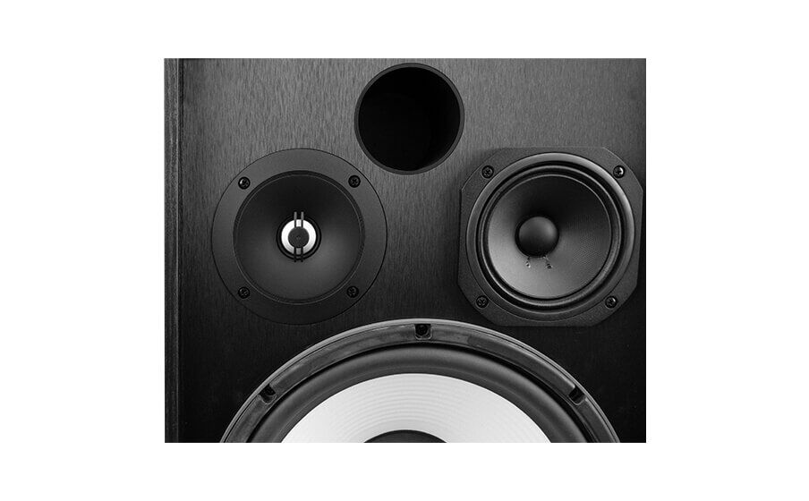 JBL 4312G 1-inch dome tweeter van magnesium-aluminiumlegering, gekoppeld aan een golfgeleider met akoestische lens. - Image