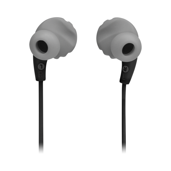 JBL Endurance RUNBT - Black - Sweatproof Wireless In-Ear Sport Headphones - Back image number null