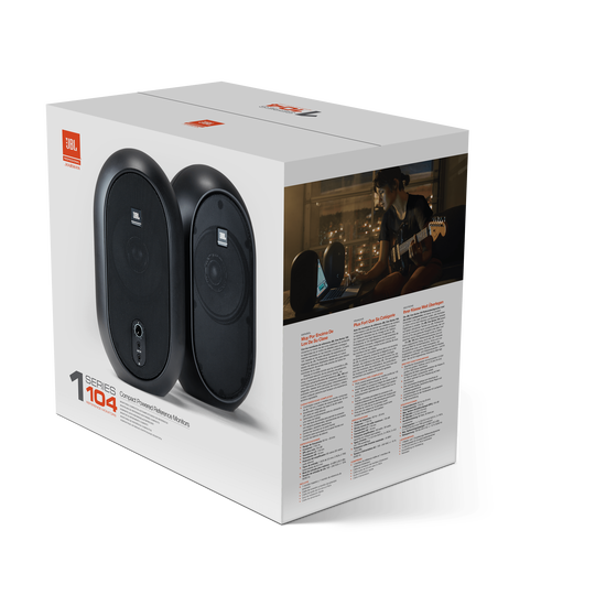 JBL 104-BT (Pair) | Compacte desktop-referentiemonitoren met Bluetooth