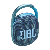 JBL Clip 4 Eco - Blue - Ultra-portable Waterproof Speaker - Hero