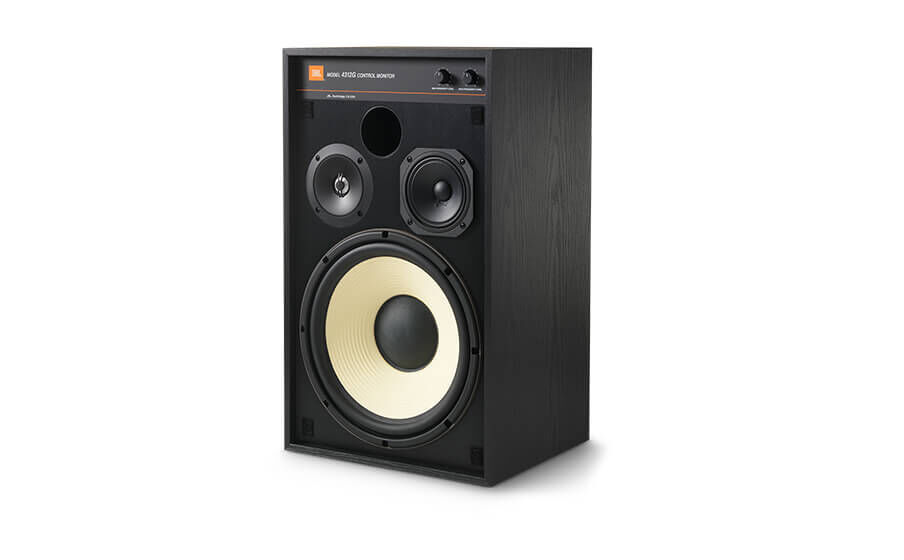 JBL 4312G 12-inch (300 mm) woofer met gegoten frame en witte pulpconus, met naar voren gerichte poort. - Image