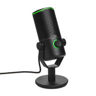 JBL Quantum Stream Studio - Chrome - Quad pattern premium USB microphone for streaming, recording and gaming - Hero