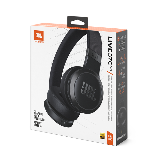 JBL Live 670NC | Draadloze on-ear koptelefoon met True Adaptive