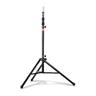 JBL Tripod Stand (Gas Assist) - Black - Lift-assist Aluminum Tripod Speaker Stand with Integrated Speaker Adapter - Hero
