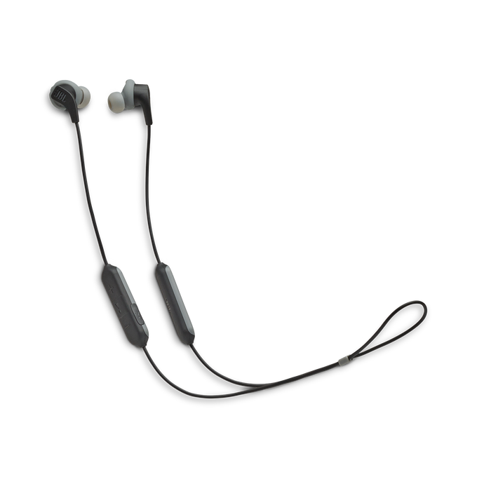 JBL Endurance RUNBT - Black - Sweatproof Wireless In-Ear Sport Headphones - Hero image number null