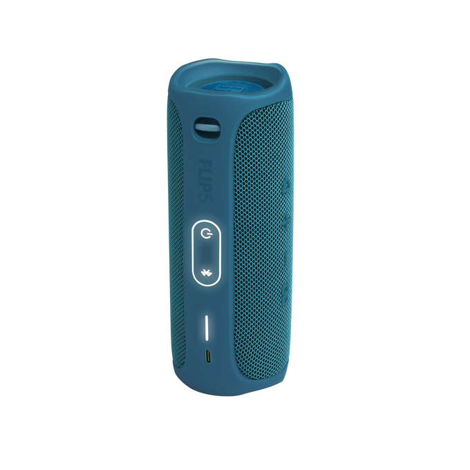 JBL Flip 5 Eco edition - Ocean Blue - Portable Speaker - Eco edition - Back image number null