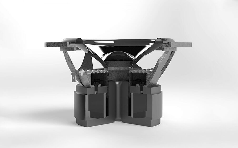 HDI-1600 6.5" (165mm) Advanced Aluminum Matrix gegoten woofers. - Image