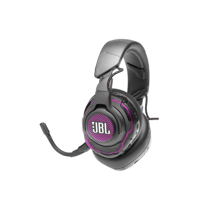 Geekria Shield Headphones Case Compatible with JBL Quantum One, 600, 800, 300 Gaming, Hard Replacement Case with Cable Storage (Grey