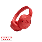 JBL Tune 750BTNC - Coral Orange - Wireless Over-Ear ANC Headphones - Hero