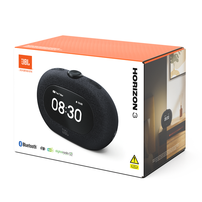 JBL HORIZON 3 ブラック 置時計　新品 JBL Horizon 3 | Bluetooth®-wekkerradio speaker met DAB/DAB+/FM-radio