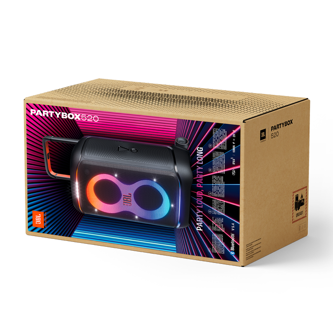 JBL PartyBox 520 | Draagbare, batterijgevoede partyspeaker met