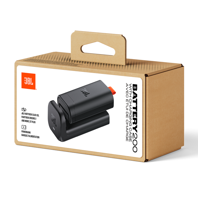 The JBL Battery 200 changes in seconds, so you can party twice as long with the JBL PartyBox Club 120