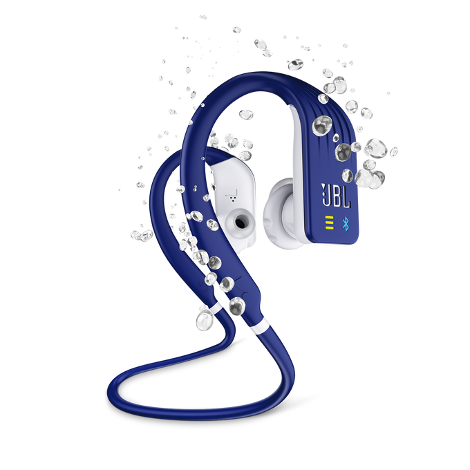 JBL Endurance DIVE - Blue - Waterproof Wireless In-Ear Sport Headphones with MP3 Player - Hero image number null