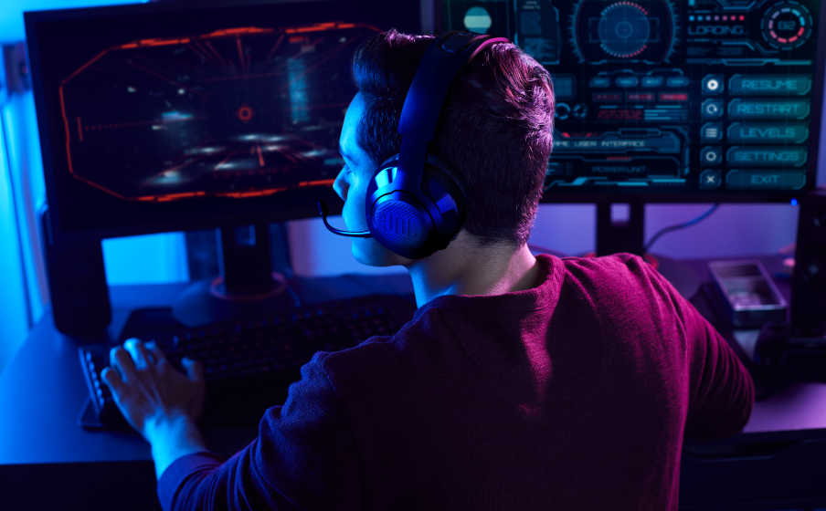 JBL Quantum 350 Wireless Beleef de wedstrijd met JBL QuantumSOUND Signature - Image