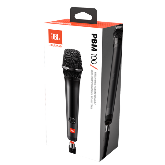 JBL PBM100 Wired Microphone | Dynamische vocale microfoon met kabel