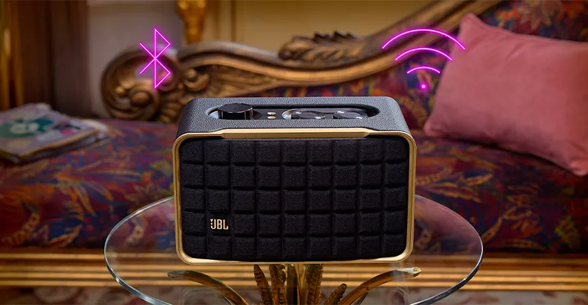 MUZIEK STREAMEN VIA INGEBOUWDE WIFI EN BLUETOOTH
